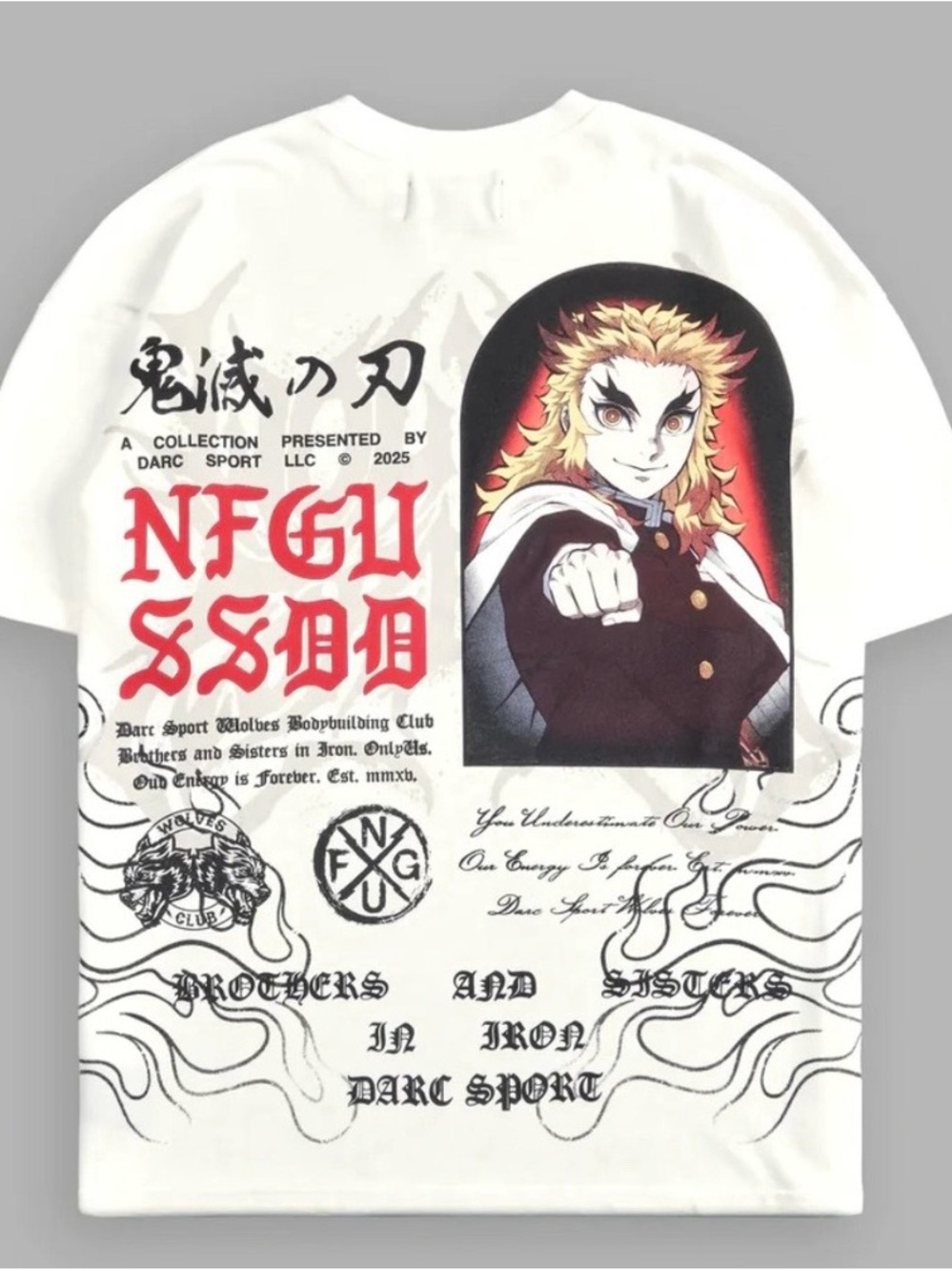 Darc Sport x Demon Slayer collab 3xl New Tags still attached